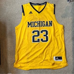 Michigan Adidas Basketball Jersey